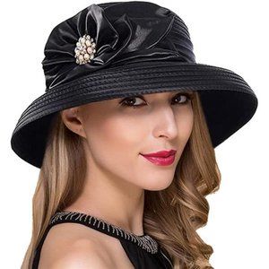Accessories | Derby Cloche Hat For Lady Ss38 Black | Poshmark display picture 3